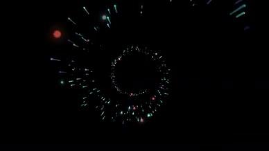 光束粒子科技舞台背景视频的预览图